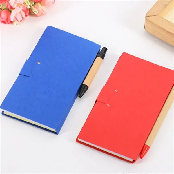 Compact Sticky Note and Pen Set