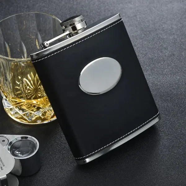 Premium Stainless Steel Flask Set with Shot Cups
