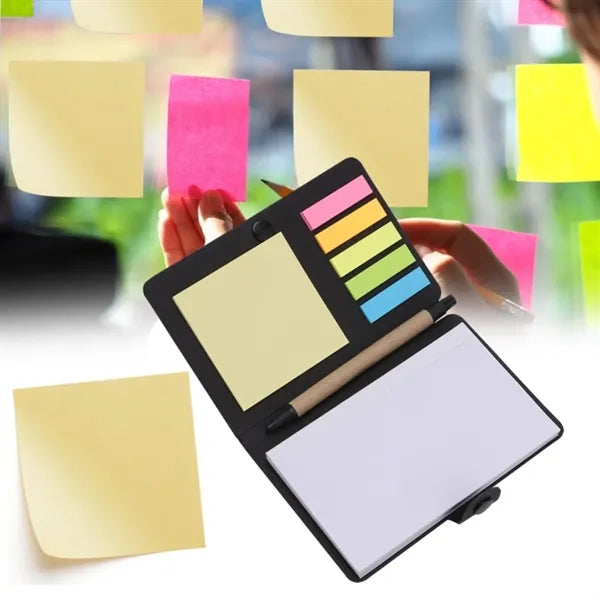 Kraft Paper Cover Small Pocket Sticky Clip Notebook