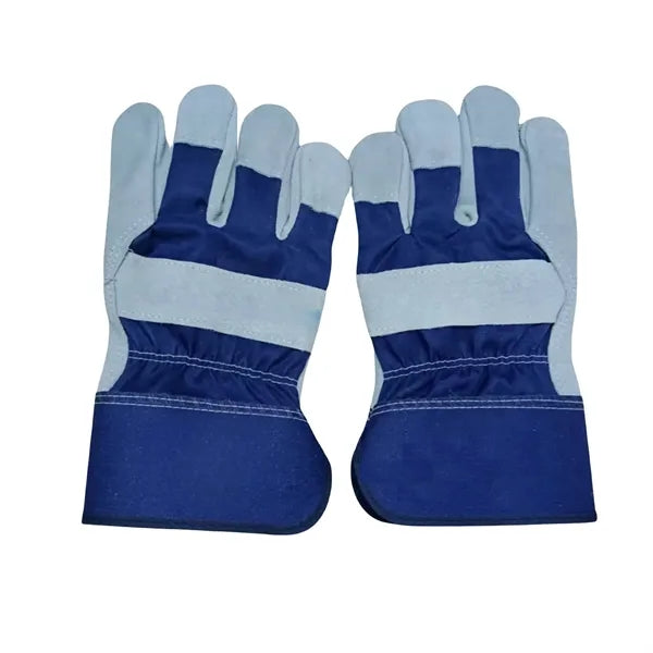 Cowhide Leather Work Gloves Safety Gear Mechanics