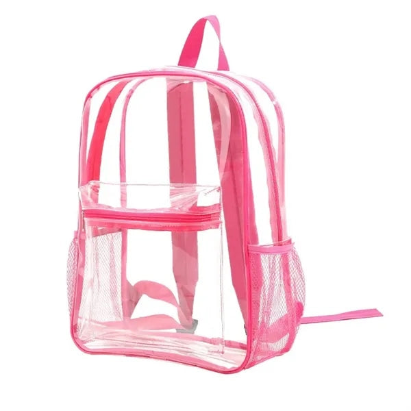 Transparent School Backpack with Waterproof PVC