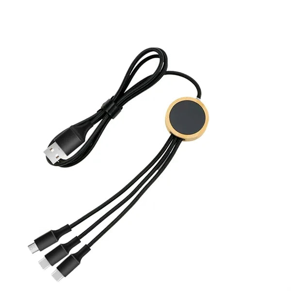 Bamboo 3-in-1 Charging Cable