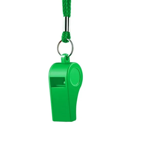 Colorful ABS Safety Whistle w/ Lanyard