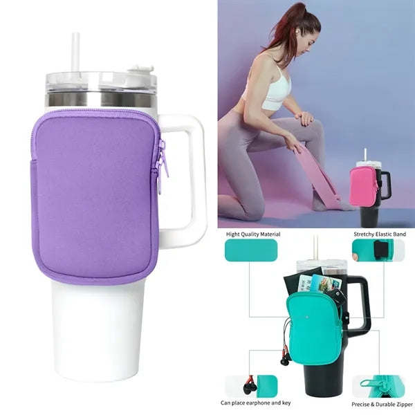 Neoprene Adjustable Water Bottle Carrier Bag