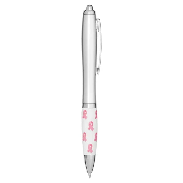 Breast Cancer Awareness Pink Ribbon Recycled ABS Ballpoin...