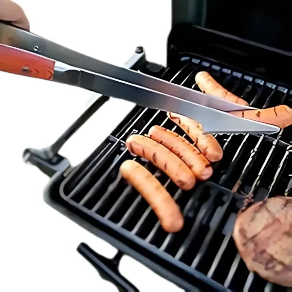 10-Piece Premium Stainless-Steel Grilling Set