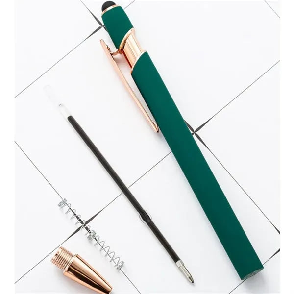 2-in-1 Stylus Retractable Ballpoint Pen