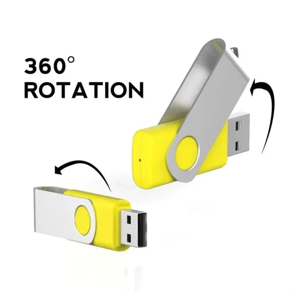 64GB Swivel USB Flash Drive in a Metal Box