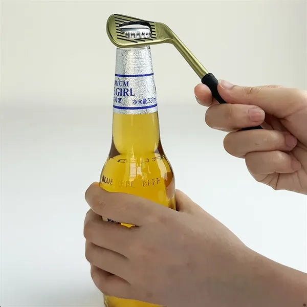 Golf Iron Shape Zinc Alloy Bottle Opener