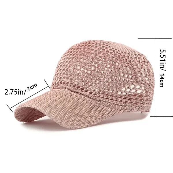 Summer women's breathable mesh casual baseball cap