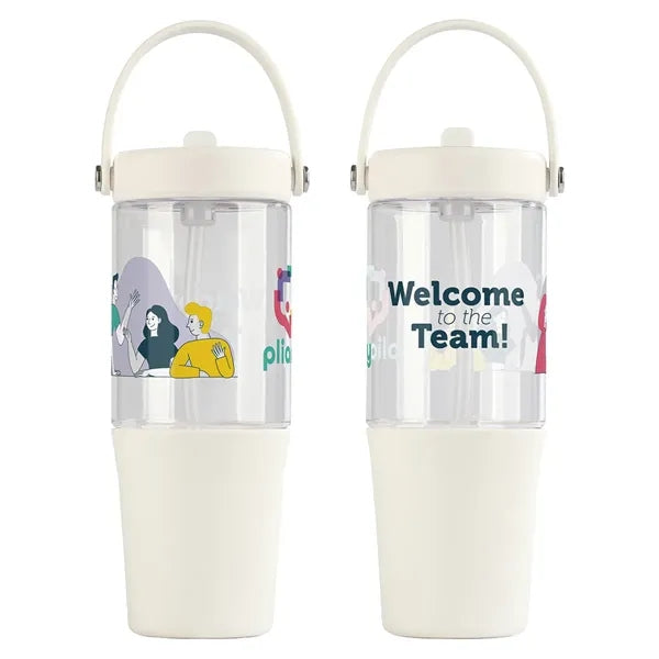 Harbor 40 oz Recycled Tumbler with Straw