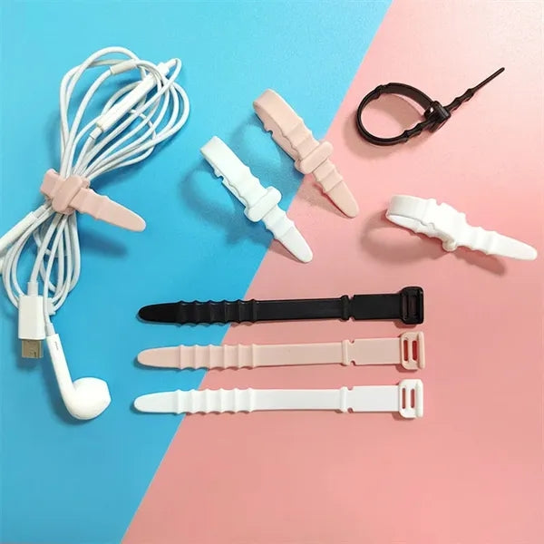 Silicone Zip Ties Set