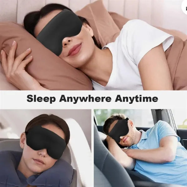 3D Travel Sleeping Eye Mask Soft Breathable Shade Cover