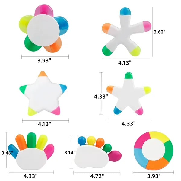 5 Colors Highlighter Pen