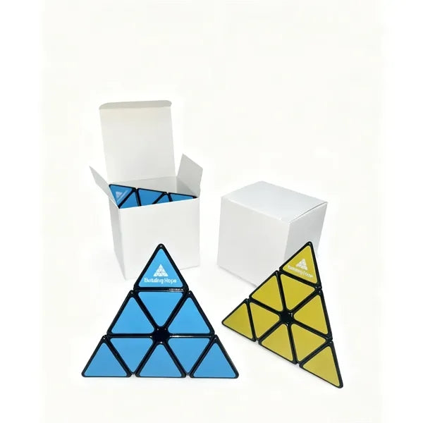 Pyramid Triangle Speed Puzzle Cube Custom Full color