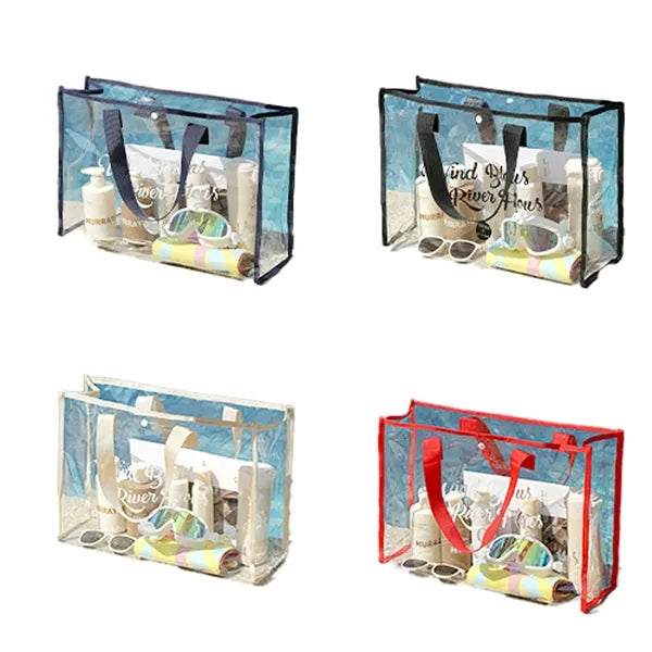 Large Transparent Clear PVC Tote Bag