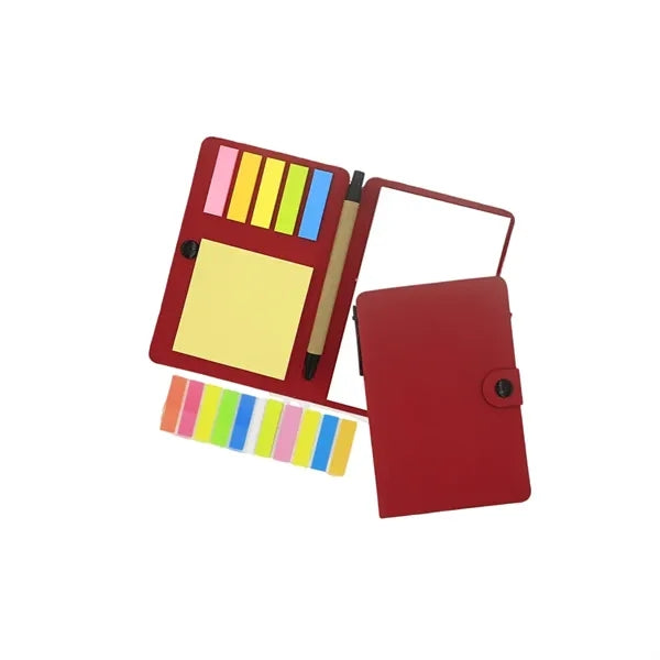 Sticky Notes & Notebook Set with Page Markers