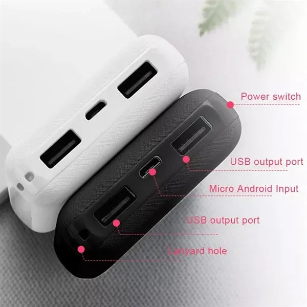 10,000mAh Compact Portable Power Bank