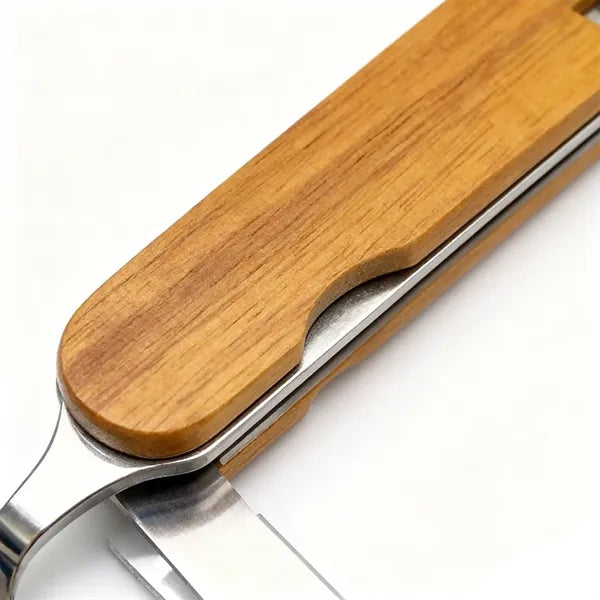 6-in-1 Stainless Steel Folding Camping Utensils Multi Tool