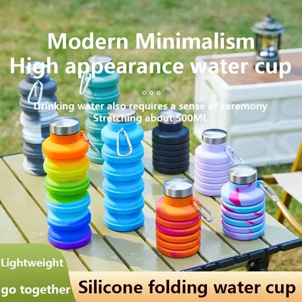 Collapsible Silicone Water Bottle