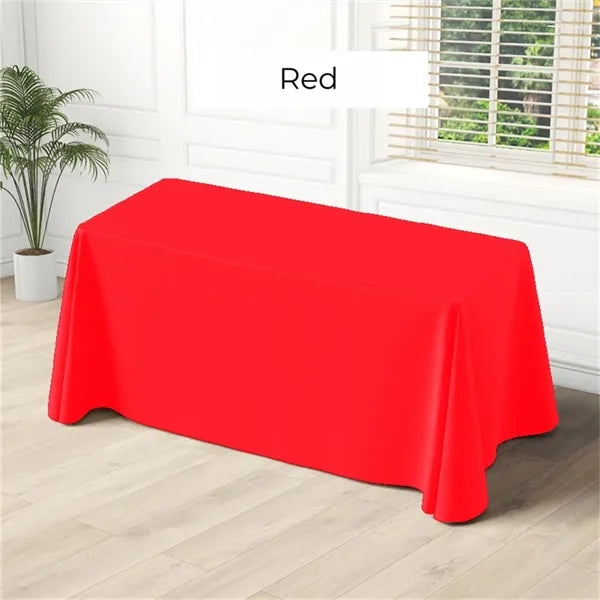 Size & LOGO Solid Color Tablecloth