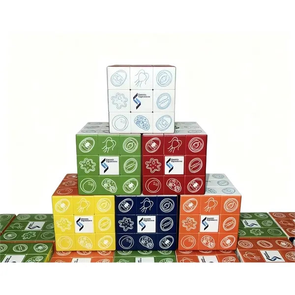 Puzzle Cube Full Color UV Direct Printed 2-1/4" Low Quantity