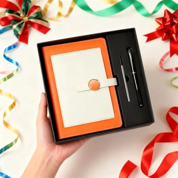 A5 Notebook And Metal Pen Business Gift Set Free Shipping