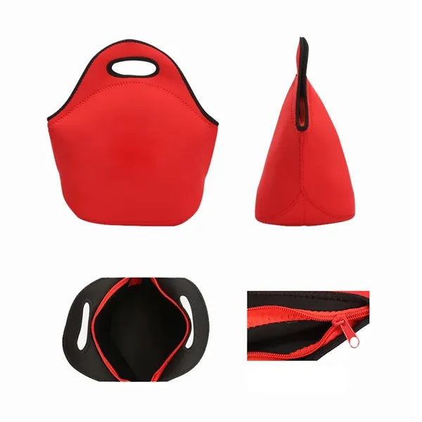 Zippered Neoprene Lunch Tote