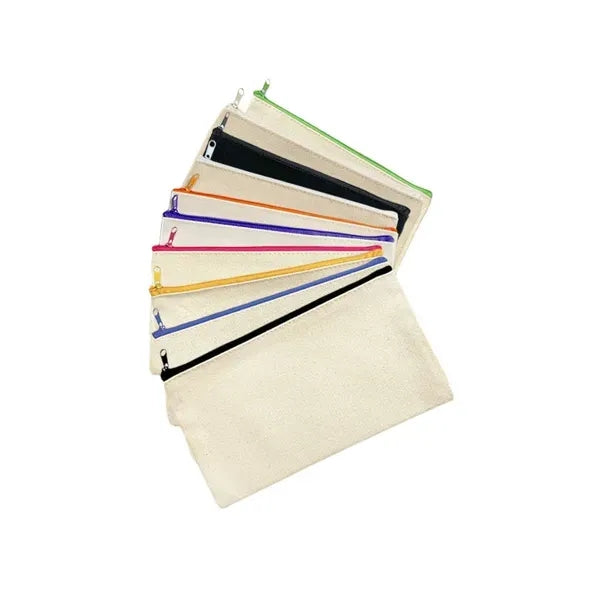 Zipper Canvas Pencil Pouch