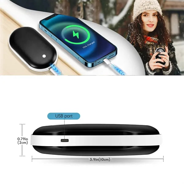 2 In 1 Hand Warmer Power Bank
