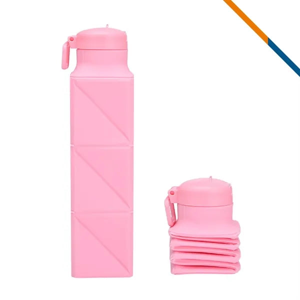 Kenneth Silicone Collapsible Water Bottle - 22 OZ.