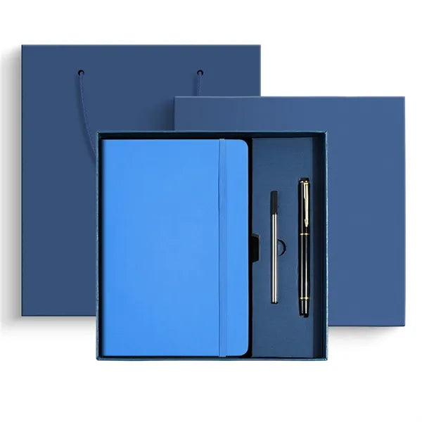 3-Piece PU Leather Journal Pen Gift Set w/ Refill