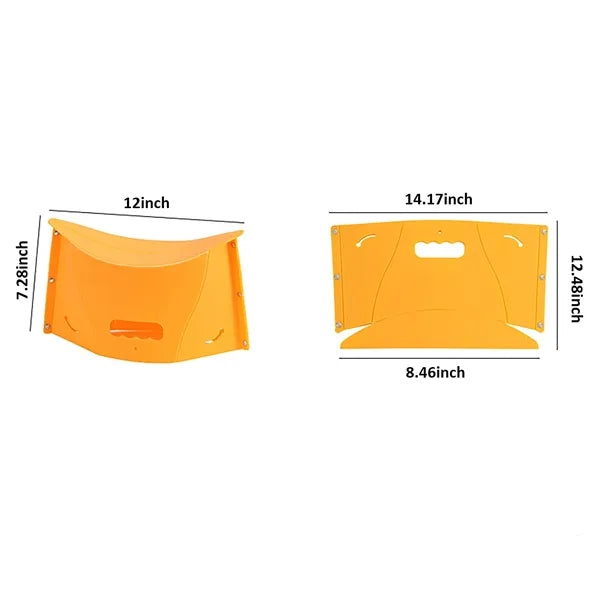 Folding stool, portable plastic stool