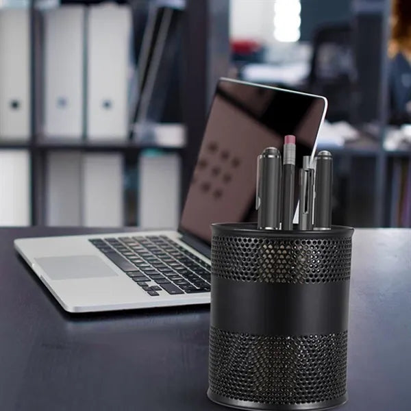 Iron Mesh Pen Holder
