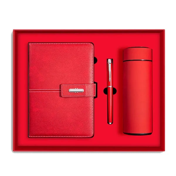 Premium Corporate Gift Set: Insulated Mug, Pen, A5 Notebook