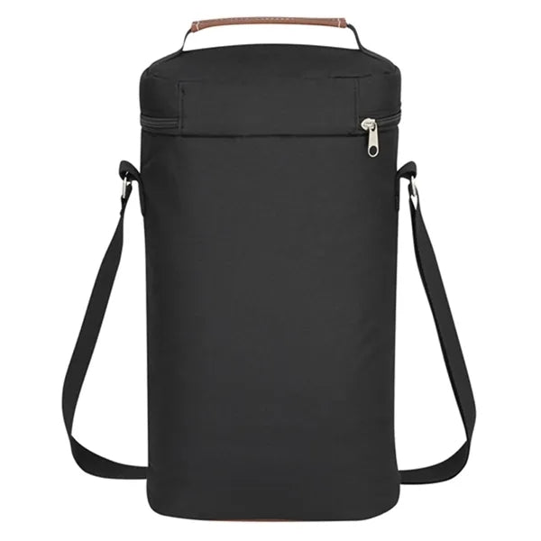 Classic Insulated Double Wine Cooler Bag With Divider
