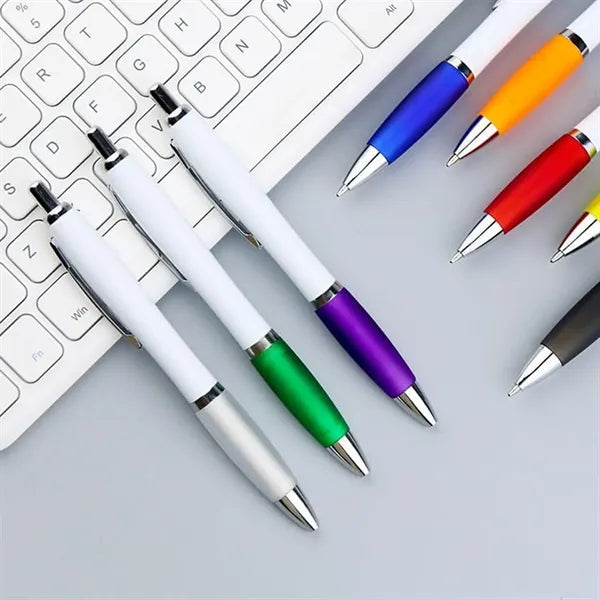 Satin Curvy Ballpoint Click Pen