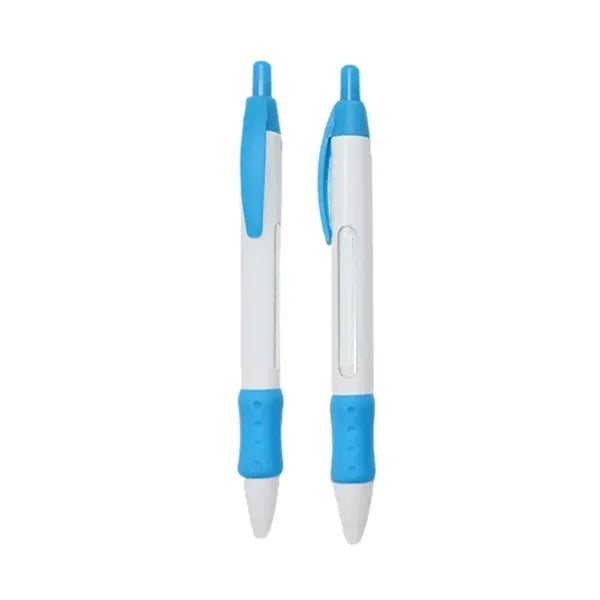 Retractable Ballpoint Pen With Scroll Message Window