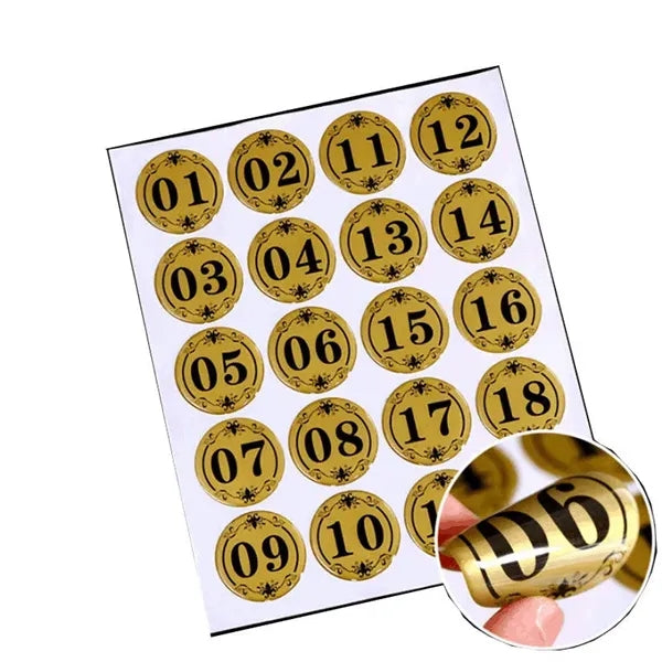Vinyl Dome Label Decal Epoxy Resin Seals Adhesive Stickers