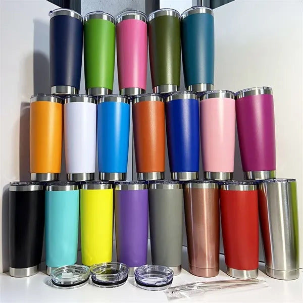 20Oz Stainless Steel Double Wall Insulated Coffee Mugs Cups