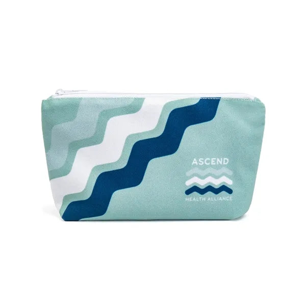 Full Color Recycled Canvas Gusset Pouch