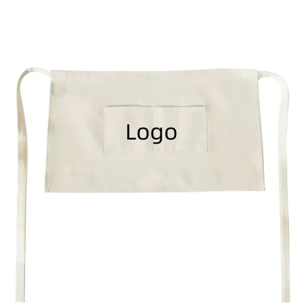 Two-Pocket Poly-Cotton Kitchen Apron
