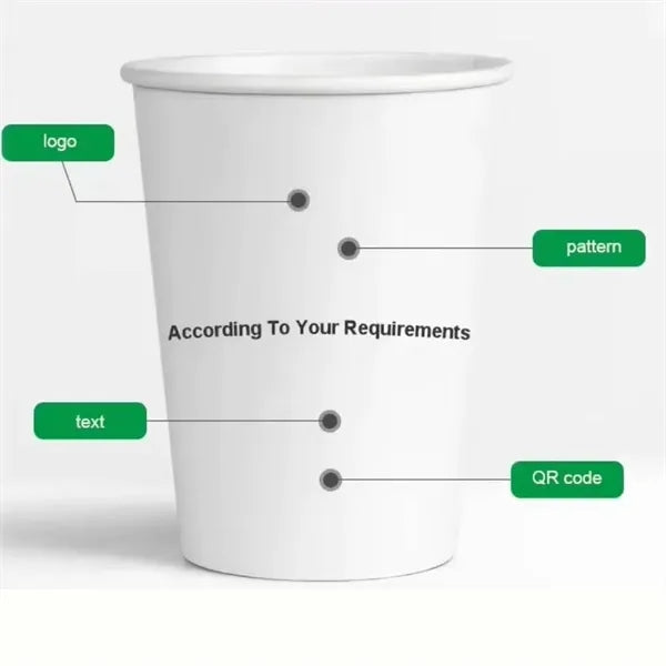 Eco-Friendly 12 OZ Disposable Paper Cups