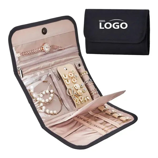 Travel-Friendly Earring Organizer with Faux Suede