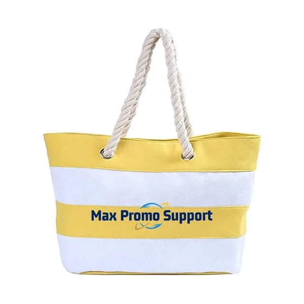Cruising Tote Bag With Rope Handles