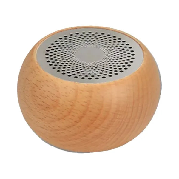 Portable Bluetooth Speaker With Wooden Case Custom Logo