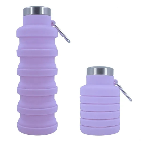 Collapsible Silicone Water Bottle Portable