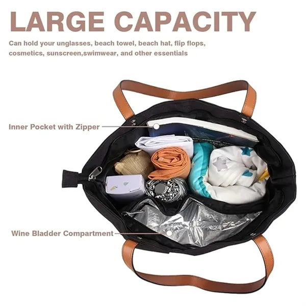 Handheld Outdoor Thermal Insulated Wine Bag Free Shipping
