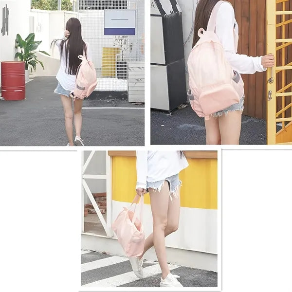 Dual Purpose Foldable Lightweight Travel Backpack
