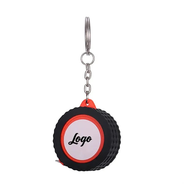 Mini Steel Tape Measure Keychain